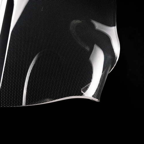 Lampa wisząca LED Cortina no. 1 nowoczesna transparentna do salonu i jadalni regulowana