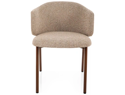 Krzesło Tacoma Intesi tapicerowane beżowe do jadalni i salonu