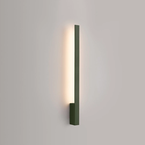 Nowoczesny kinkiet ścienny LED LAHTI 70 zielony oliwkowy do salonu, sypialni i kuchni Thoro