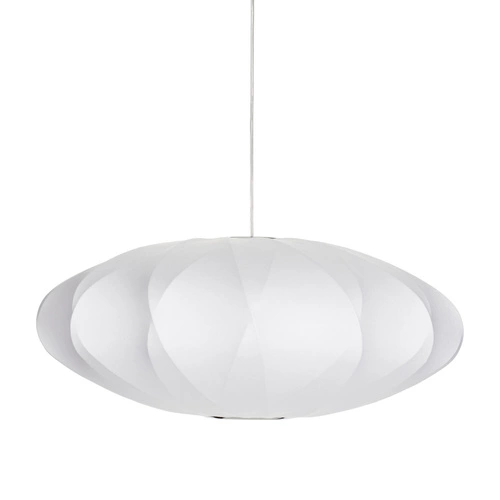 Lampa wisząca SILK X-shape biała 60 cm nowoczesna do salonu i jadalni Step into Design
