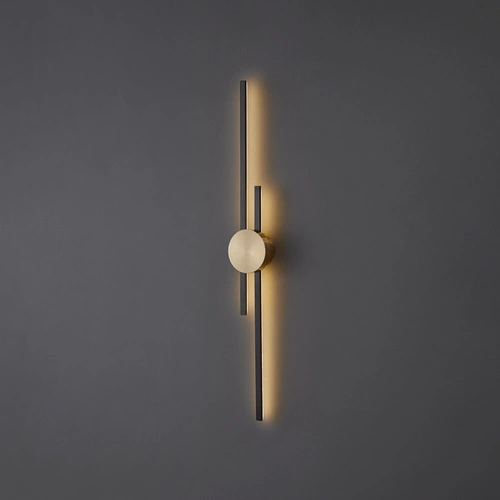 Lampa ścienna CENTRO czarna 92 cm