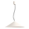 Lampa wisząca FINT beżowa LED do salonu regulowana nowoczesna