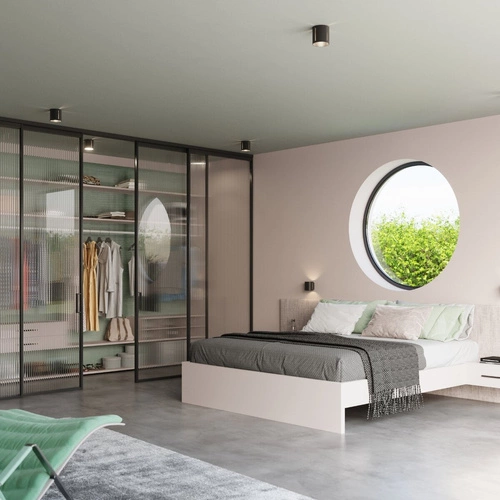 Plafon sufitowy czarny nowoczesny INEZ Sollux metalowy do salonu, kuchni i sypialni 10 cm