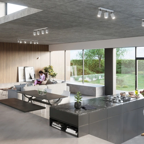 Kinkiet ścienny MERIDA biały nowoczesny metalowy regulowany do salonu i sypialni Sollux