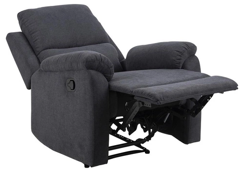 Rozkładany fotel recliner Sabia szary