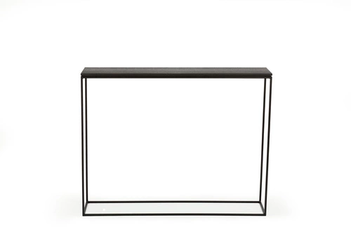 Konsola nowoczesna STAM 200 czarny dąb wąska do przedpokoju i salonu NORDIFRA 100 cm