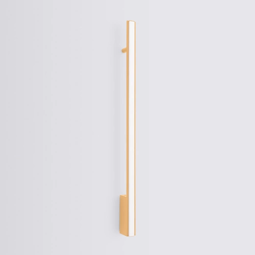 Kinkiet ścienny LED LAGOM 90 złoty nowoczesny do salonu i sypialni aluminium 4000K Thoro