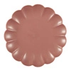 Talerz deserowy różowy Iris 20,5 cm okrągły nietłukący do zmywarki Intesi