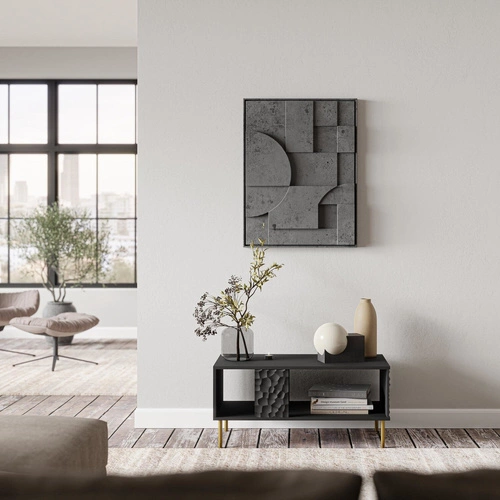 Zestaw mebli do salonu Afir czarny