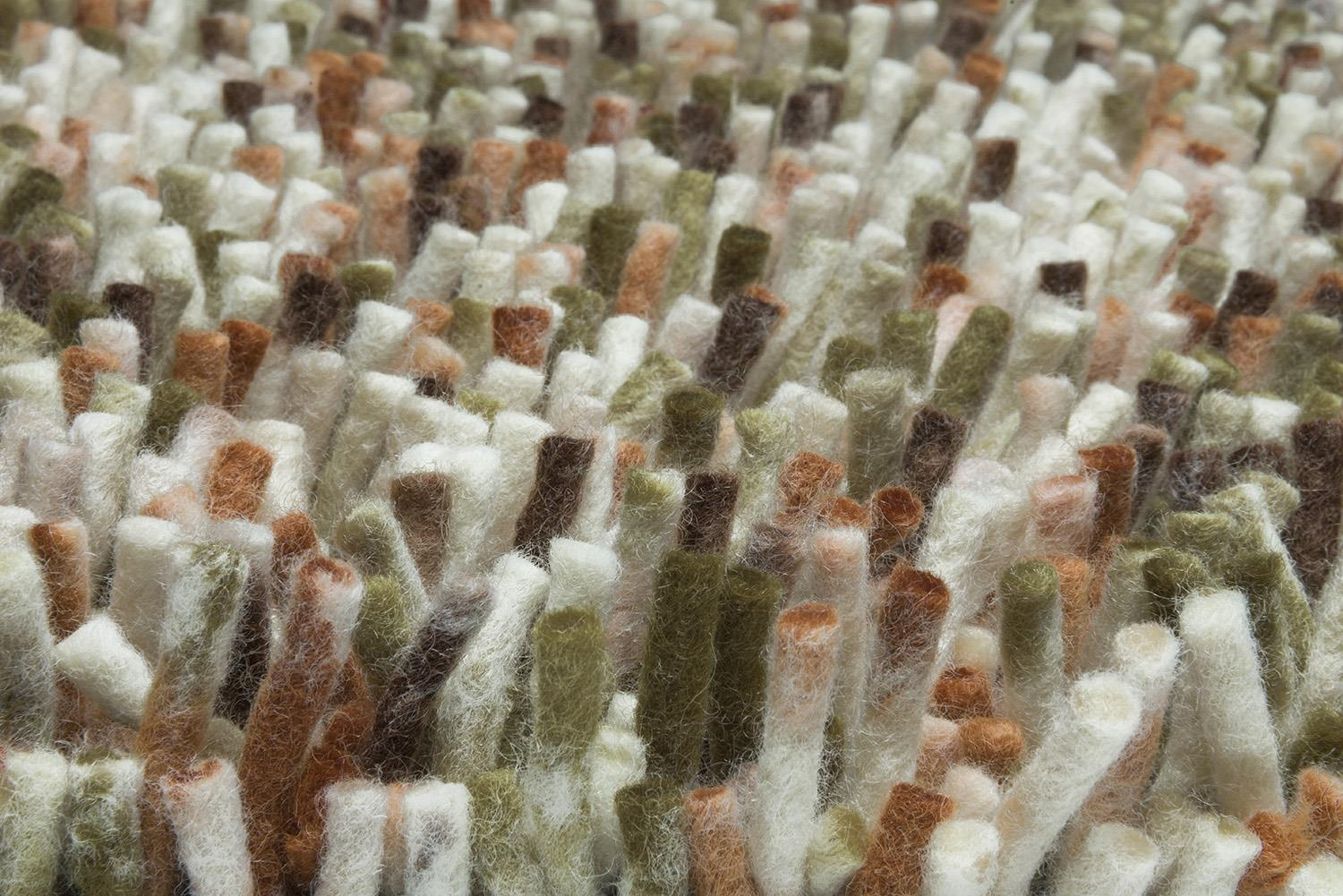 Dywan shaggy wełniany Shaggy Rocks 250x300 cm do salonu nowoczesny łatwy w czyszczeniu Carpets&More