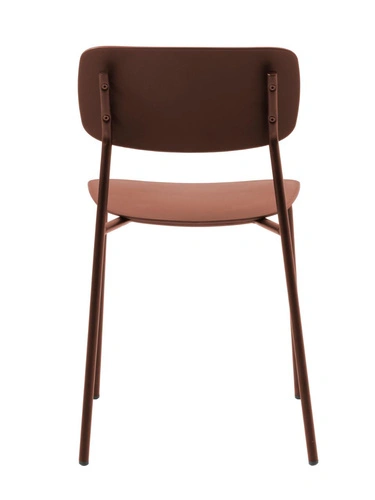 Krzesło Kirkland do jadalni i kuchni nowoczesne terracotta
