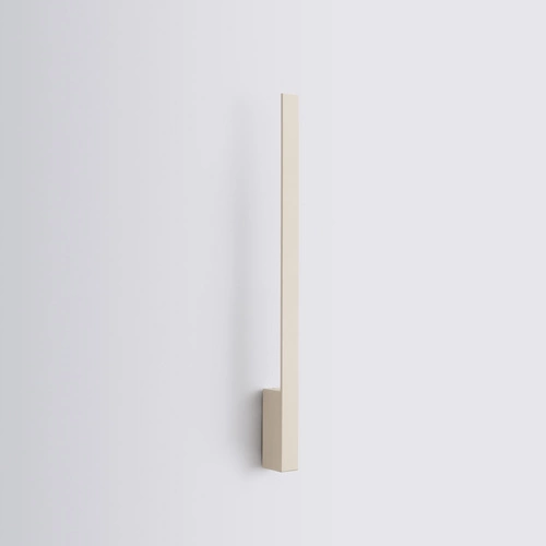 Kinkiet ścienny LED LAHTI 70 beżowy nowoczesny aluminiowy do sypialni i salonu Thoro