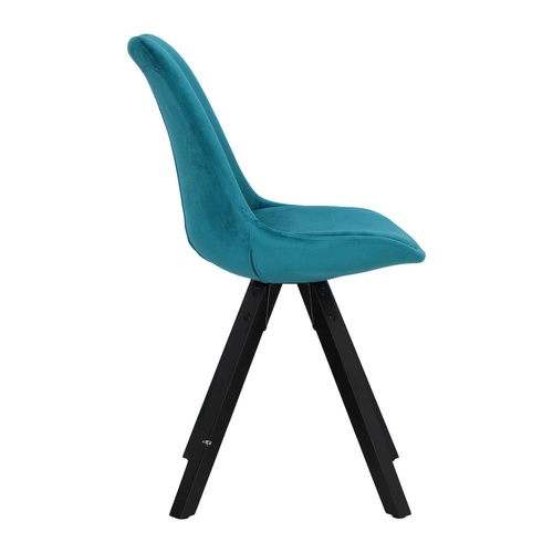 Krzesło Dima VIC bottle green /black welwetowe