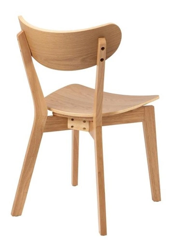 Krzesło drewniane Roxby Actona do jadalni i kuchni skandynawskie naturalne retro