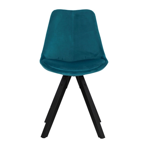 Krzesło Dima VIC bottle green /black welwetowe