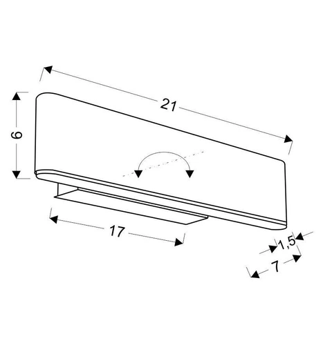 Kinkiet ścienny LED Nicoletta brązowy nowoczesny regulowany do salonu i sypialni 21 cm