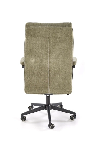 Fotel biurowy ergonomiczny Nurah oliwkowy obrotowy z podłokietnikami do biura Intesi