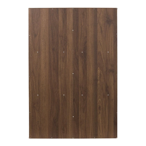 Regał do salonu klasyczny otwarty Tiffany orzech ciemny 4 półki Intesi 66,6 cm