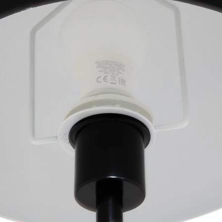 Lampa stojąca czarna nowoczesna Savio 140 cm do salonu i sypialni Atmosphera