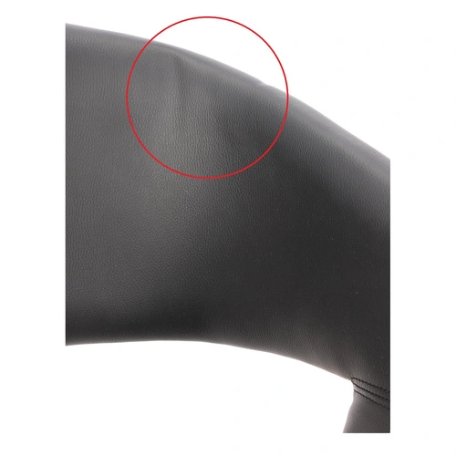 Krzesło Supernova czarne eko skóra Outlet