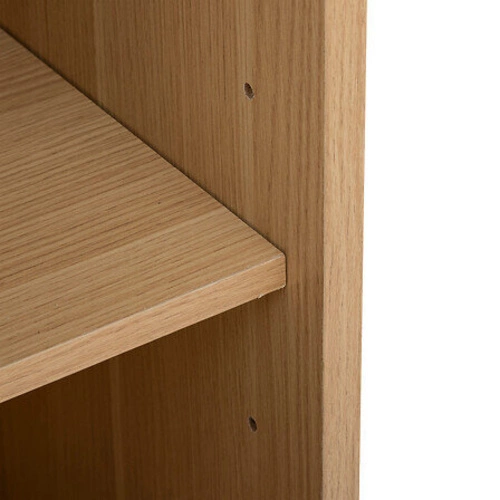 Wąska szafka łazienkowa stojąca Tasso naturalna skandynawska z szufladą 33 cm 5five