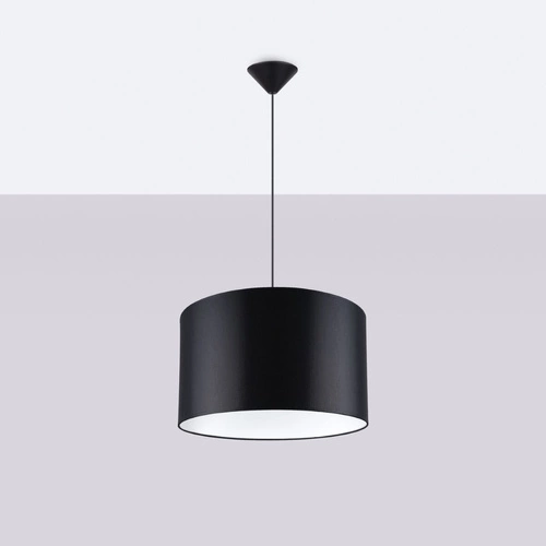 Lampa wisząca NOVA 40 czarna regulowana do salonu i jadalni minimalistyczna sufitowa