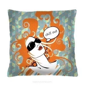Poduszka dekoracyjna CHILL OUT 40x40 cm antyalergiczna do salonu Intesi
