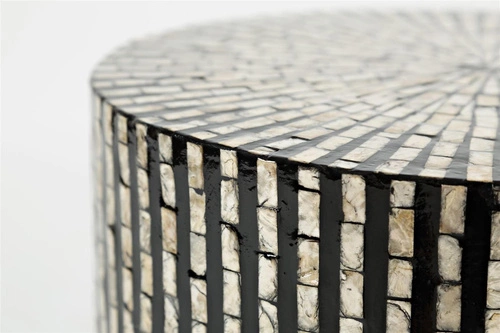 Stolik Coque czarny/piaskowy