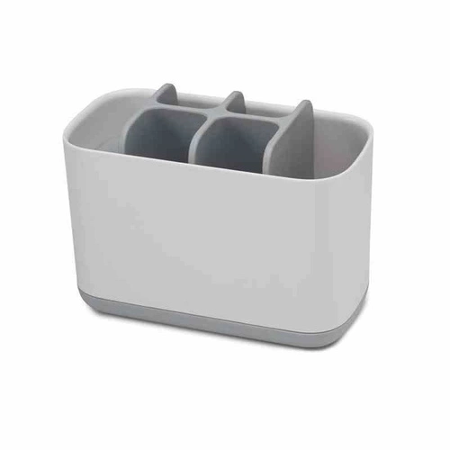 Joseph Joseph JJ biały kubek na szczoteczki do zębów łazienkowy z tworzywa sztucznego