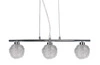 Lampa wisząca Wind 3x40W G9 chrom