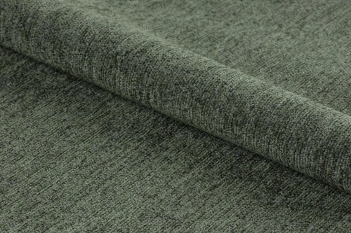 Krzesło Esra zielone tapicerowane do jadalni na czarnych metalowych nogach