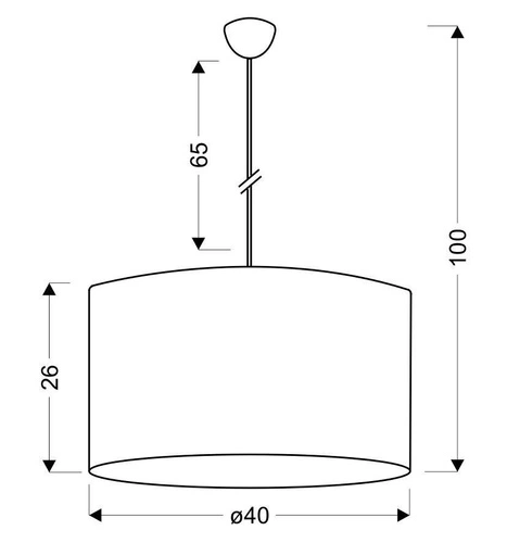 Nowoczesna lampa wisząca Simona 2 czarna 3-punktowa do salonu i jadalni 40 cm