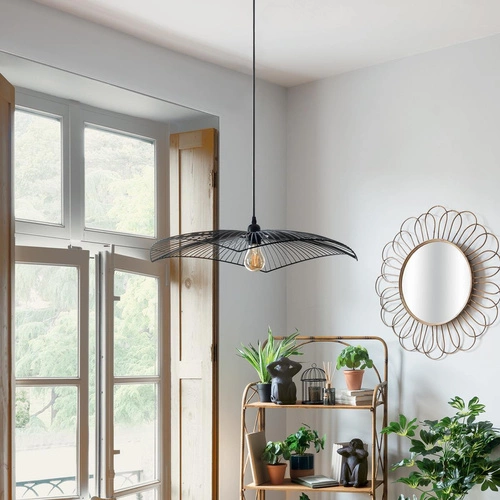 Lampa wisząca Cuzco czarna 59cm