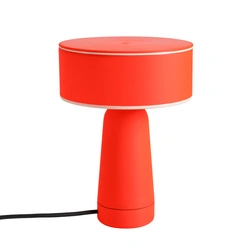 AXO czerwona lampa biurkowa nowoczesna na biurko do gabinetu