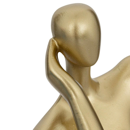 Figurka dekoracyjna Gold Woman 25cm złota glamour do salonu na prezent Atmosphera