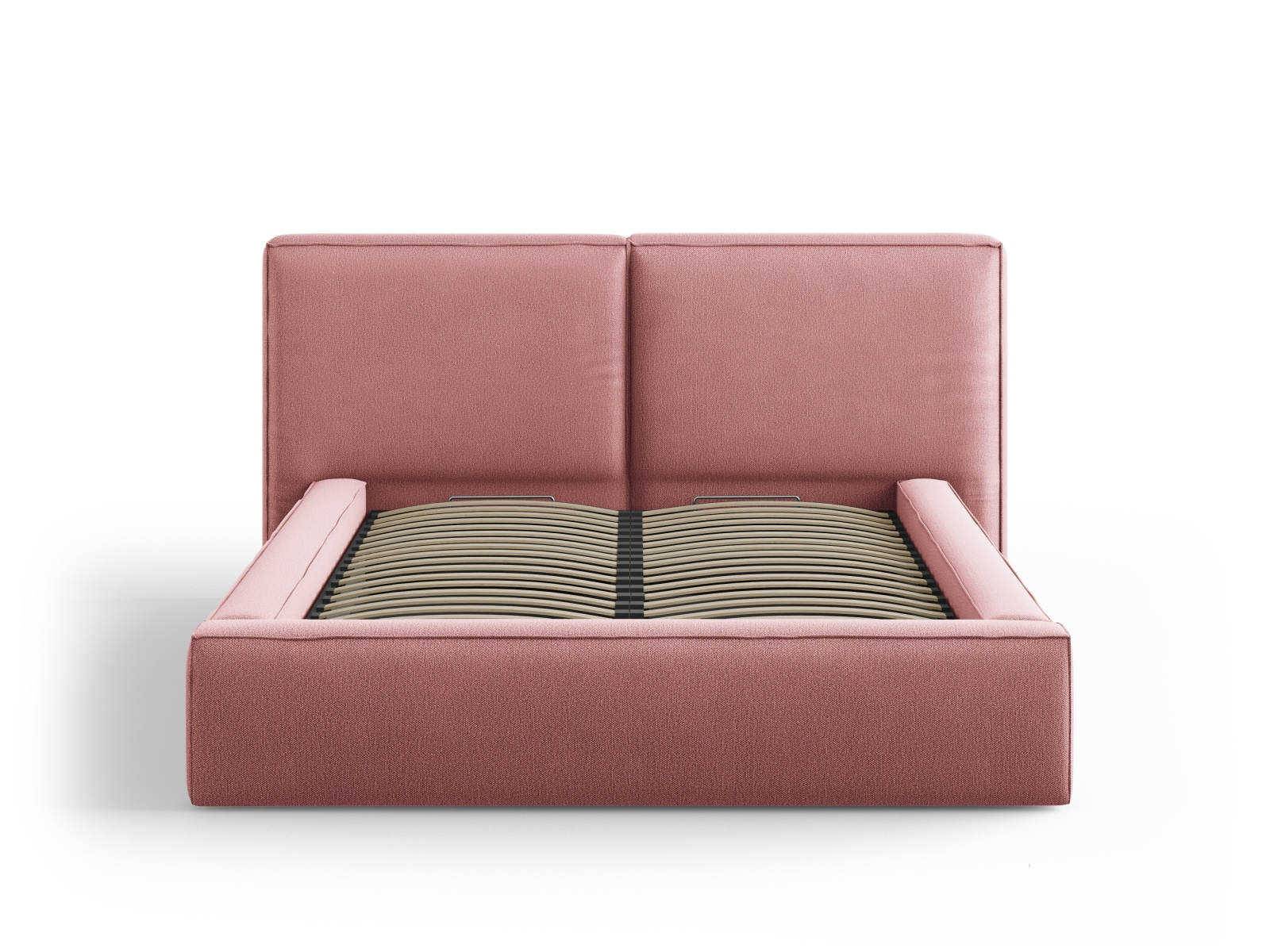 Łóżko Jodie II Pink Structured Fabric 180x200