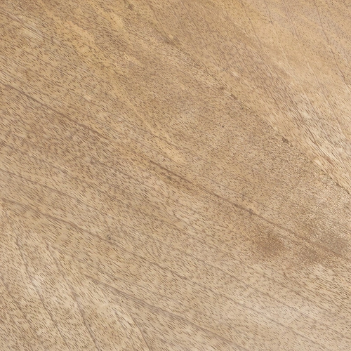 Zestaw 2 okrągłych stolików kawowych Esther do salonu loft drewniany mango czarny Atmosphera