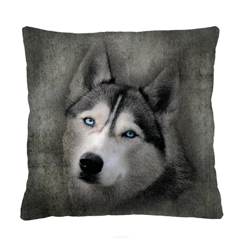 Poduszka dekoracyjna welurowa HUSKY antyalergiczna do salonu i sypialni 40x40 cm