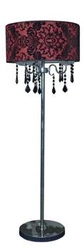 Lampa podłogowa Astor lampa podłogowa 3x40W E14 + abażur 77-30743