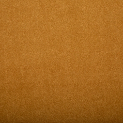 Fotel wypoczynkowy Evan żółty welur na płozach do salonu nowoczesny skandynawski Atmosphera