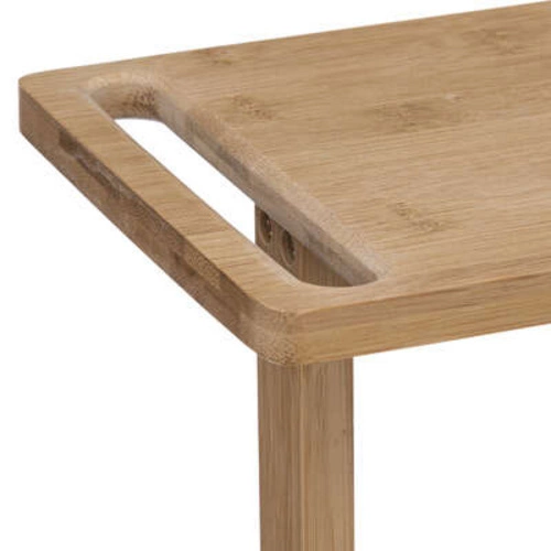 Wózek z 3 półkami bambusowy