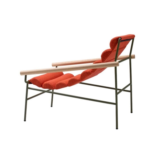 Fotel wypoczynkowy Dress_Code Fashion do salonu nowoczesny z tkaniny glamour zdejmowany pokrowiec