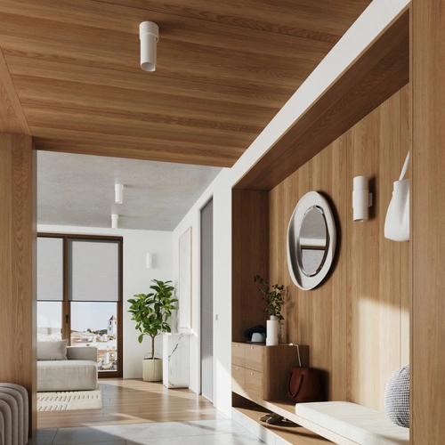 Lampka biurkowa minimalistyczna FLASH biała stalowa z regulacją kąta padania światła do gabinetu