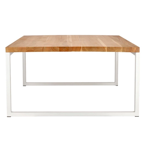 Stolik Graphi 100x100 biały profil 30mm