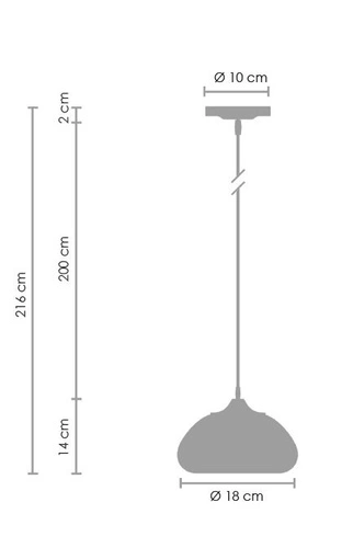 Lampa wisząca VICTORY GLOW S szklana srebrna regulowana do salonu 18 cm