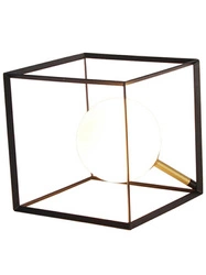Lampa Stołowa Weert 150 czarny, złoty