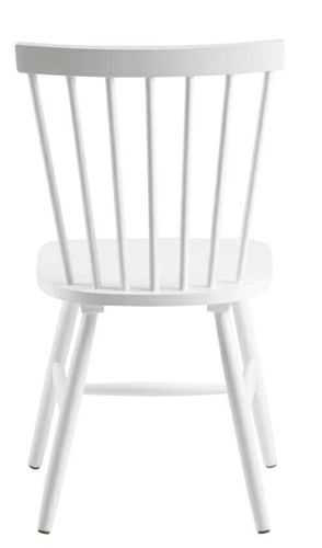 Krzesło Riano białe do kuchni i salonu nowoczesne drewniane Actona minimalistyczny styl