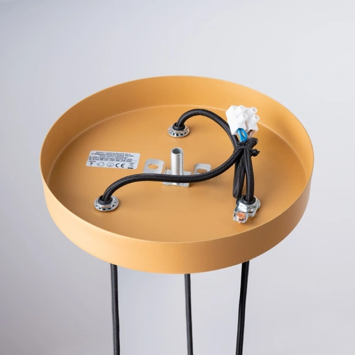 Lampa wisząca ARCHE 3P złota nowoczesna regulowana do salonu i jadalni SOLLUX