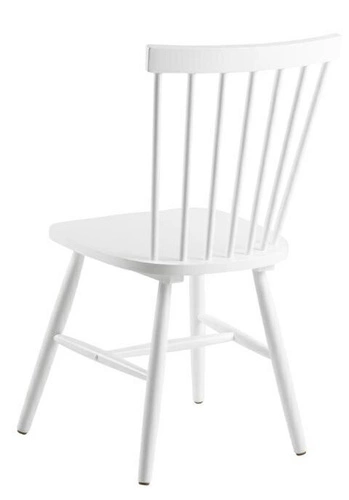 Krzesło Riano białe do kuchni i salonu nowoczesne drewniane Actona minimalistyczny styl