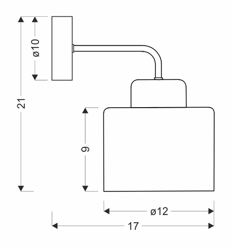 Kinkiet ścienny Wama nowoczesny czarny metalowy regulowany do sypialni i salonu CANDELLUX